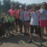 Grupo preparando Camino